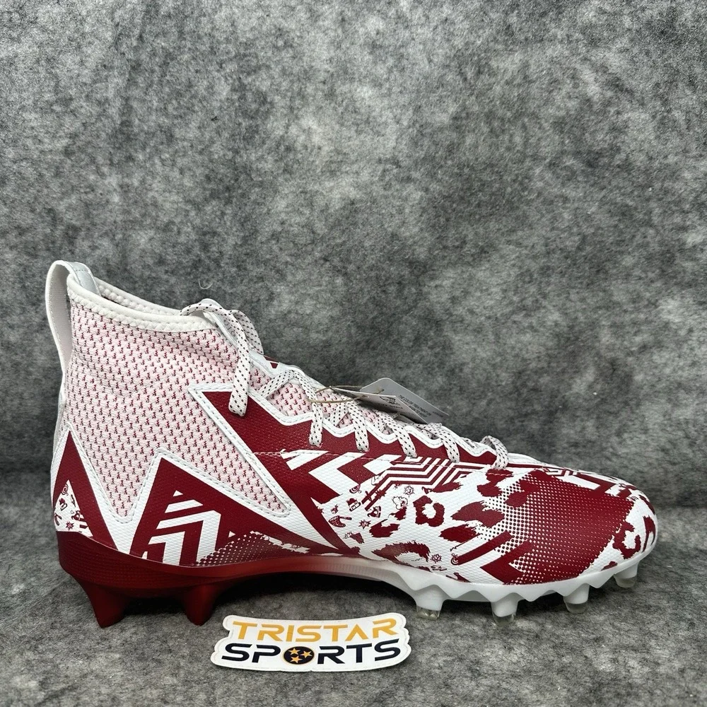 Adidas Freak 23 7v7 SMU Football Cleats Mens Size 12 Red White HP2441